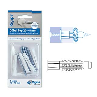 Rigips Dübel Typ 20