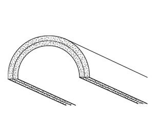 Rigips Halbschale, 2 x 6 GK-Form
